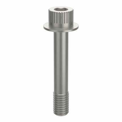 Socket Head Cap Screw: 1/2"-13 Thread Size, 2 7/8 in Lg, Flanged Std, Plain, Aluminum, Not Graded