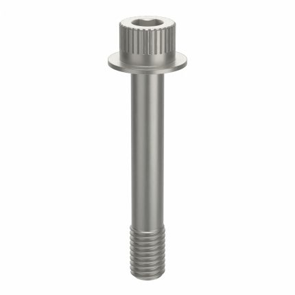 Socket Head Cap Screw: 1/2"-13 Thread Size, 3 1/8 in Lg, Flanged Std, Plain, Aluminum, Not Graded