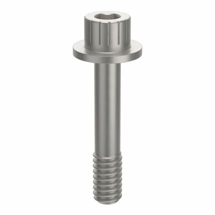 Socket Head Cap Screw: 1/4"-20 Thread Size, 1 5/16 in Lg, Flanged Std, Plain, Aluminum, Not Graded