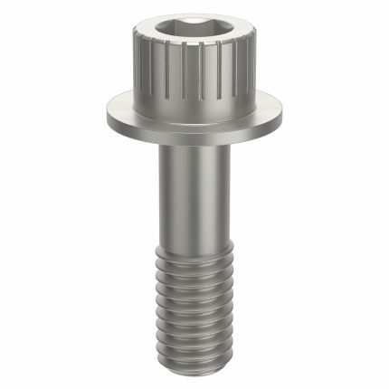 Socket Head Cap Screw: 3/8"-16 Thread Size, 1 1/4 in Lg, Flanged Std, Plain, Aluminum, Not Graded