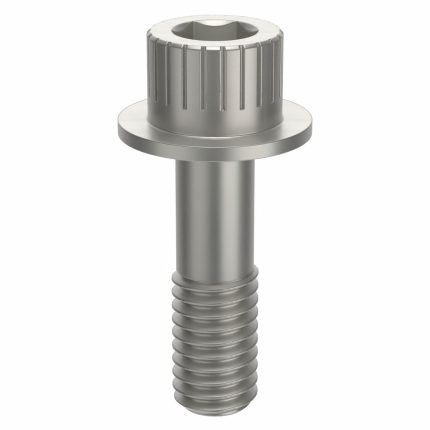 Socket Head Cap Screw: 3/8"-16 Thread Size, 1 1/4 in Lg, Flanged Std, Plain, Aluminum, Not Graded