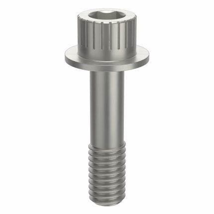 Socket Head Cap Screw: 3/8"-16 Thread Size, 1 1/2 in Lg, Flanged Std, Plain, Aluminum, Not Graded