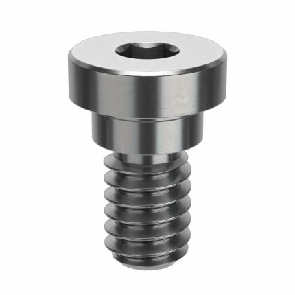 Shoulder Screw: Std Shoulder Screw, 1/4"-20 Thr Size, 3/8 in Thr Lg, 1/8 in Shoulder Lg, Plain