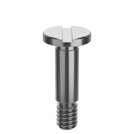 Shoulder Screw: Std Shoulder Screw, #2-56 Thr Size, 1/8 in Thr Lg, 3/8 in Shoulder Lg, Plain, Plain