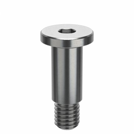 Shoulder Screw: Std Shoulder Screw, M5-0.8 Thr Size, 6 mm Thr Lg, 12 mm Shoulder Lg, Stainless Steel