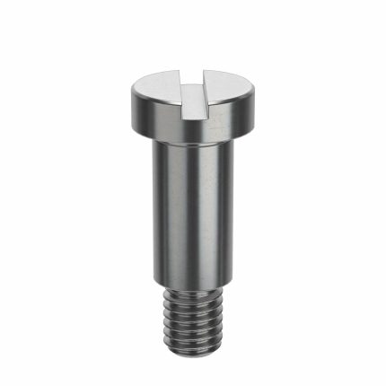 Shoulder Screw: Std Shoulder Screw, #10-32 Thr Size, 1/4 in Thr Lg, 1/2 in Shoulder Lg, Plain, Plain