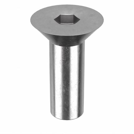 Binding Post: 3/8"-16 Thread Size, 1 1/2 in Brl Lg, 1/2 in Brl Dia, 316 Stainless Steel, Plain
