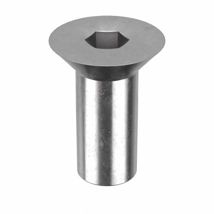 Binding Post: 1/2"-13 Thread Size, 1 1/2 in Brl Lg, 5/8 in Brl Dia, 316 Stainless Steel, Plain