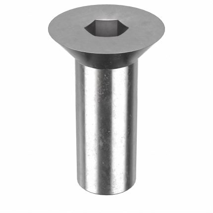 Binding Post: 1/2"-13 Thread Size, 1 3/4 in Brl Lg, 5/8 in Brl Dia, 316 Stainless Steel, Plain