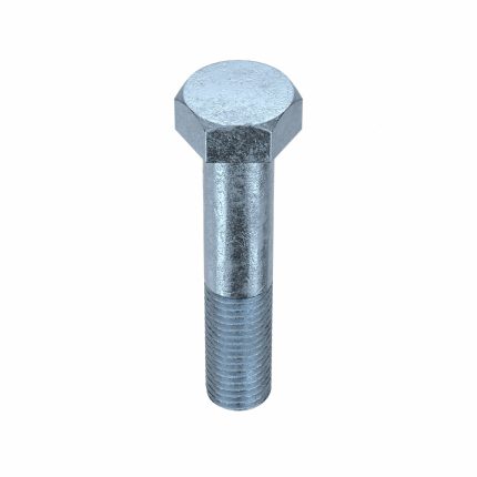 Hex Head Cap Screw: Steel, Grade 5, Zinc Plated, 3/4"-10, Coarse, 3 3/4 in lg, Made in USA*, 5 PK