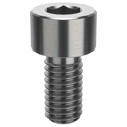 Socket Head Cap Screw: #10-32 Thread Size, 3/8 in Lg, Std, Plain, Stainless Steel, 316 H5