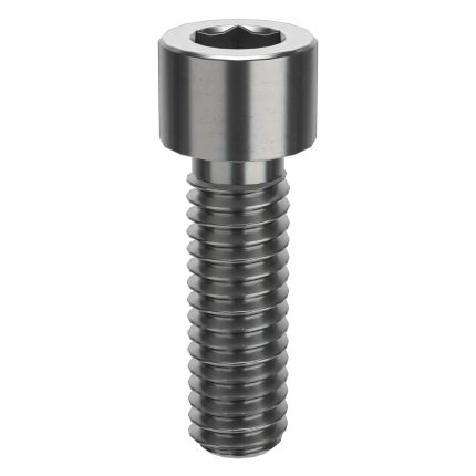 Socket Head Cap Screw: 5/16"-18 Thread Size, 1 in Lg, Std, Plain, Stainless Steel, 316 H5