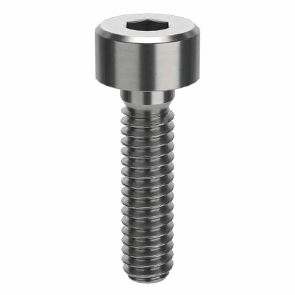 Socket Head Cap Screw: M2-0.4 Thread Size, 8 mm Lg, Std, Plain, Stainless Steel, 316 H5