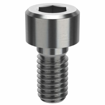 Socket Head Cap Screw: M6-1 Thread Size, 12 mm Lg, Std, Plain, Stainless Steel, 316 H5, 5 mm Drive