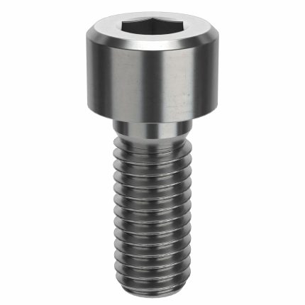 Socket Head Cap Screw: M8-1.25 Thread Size, 20 mm Lg, Std, Plain, Stainless Steel, 316 H5