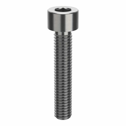 Socket Head Cap Screw: 3/8"-16 Thread Size, 2 in Lg, Std, Plain, Stainless Steel, 18-8, 3/8 in Drive