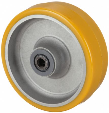 APPROVED VENDOR Caster Wheel: 6 in Wheel Dia., 2 in Wheel Wd, Polyurethane, 1,250 lb Load Rating