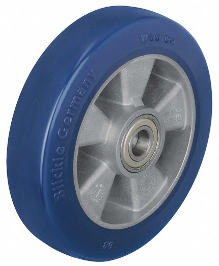 APPROVED VENDOR Caster Wheel: 4 7/8 in Wheel Dia., 1 5/8 in Wheel Wd, Polyurethane, Aluminum, Std