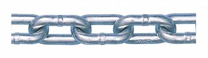 PEERLESS Straight Chain: 1/2 in Trade Size, 30 Chain Grade, Carbon Steel, Straight, 7 Links per Foot