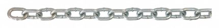 PEERLESS Straight Chain: Carbon Steel, 925 lb Working Load Limit, Straight, 1 1/8 in Link Inside Lg