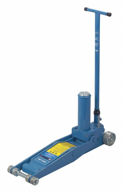 OTC Forklift Jacks: Steel, Manual Handle, Mechanical, 4 ton Load Capacity, 2 1/8 in Min Lift