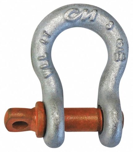 COLUMBUS MCKINNON CORP. Anchor Shackle: Anchor Shackle, 2,000 lb Working Load Limit, Carbon Steel