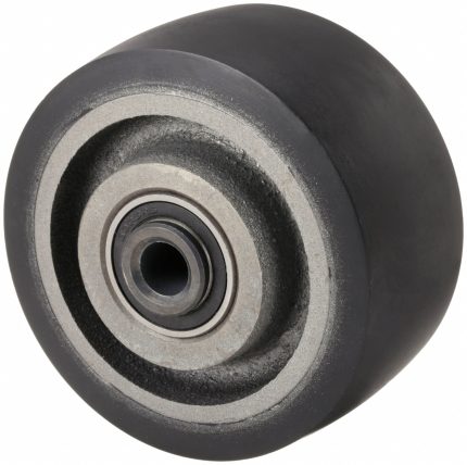 APPROVED VENDOR Caster Wheel: 4 in Wheel Dia., 2 in Wheel Wd, Polyurethane, 975 lb Load Rating, Iron