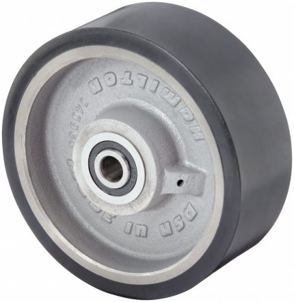 APPROVED VENDOR Caster Wheel: 8 in Wheel Dia., 2 in Wheel Wd, Polyurethane, 1,950 lb Load Rating