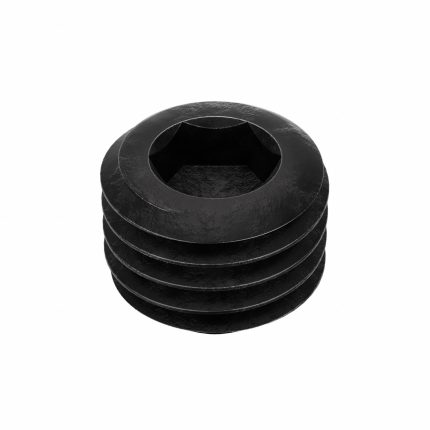 Socket Set Screw: 5/16"-24 Thread Size, 1/4 in Overall Lg, Cup pt, Alloy Steel, Black Oxide, 100 PK