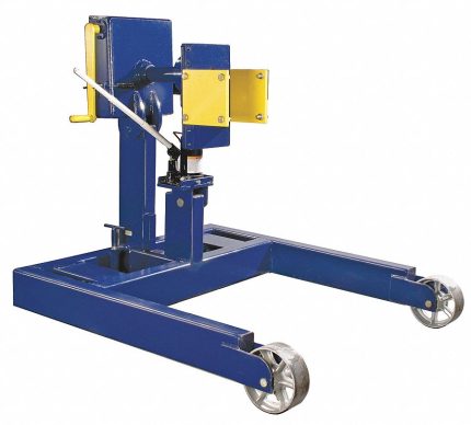 HEIN-WERNER Engine Stand: H-Shape, 3 ton Load Capacity, 46 in Overall Ht, 52 in Overall Lg