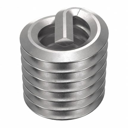 HELI-COIL Helical Insert: Tanged Tang Style, Free-Running, #8-32 Thread Size, 100 PK