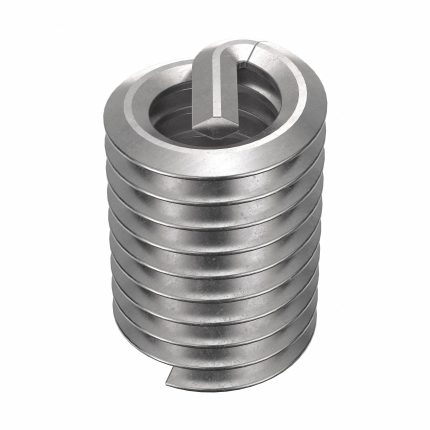 HELI-COIL Helical Insert: Tanged Tang Style, Free-Running, #8-32 Thread Size, 100 PK