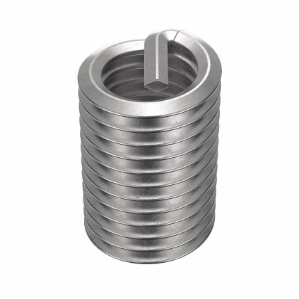 HELI-COIL Helical Insert: Tanged Tang Style, Free-Running, 1/2"-13 Thread Size, Plain, Plain, 100 PK