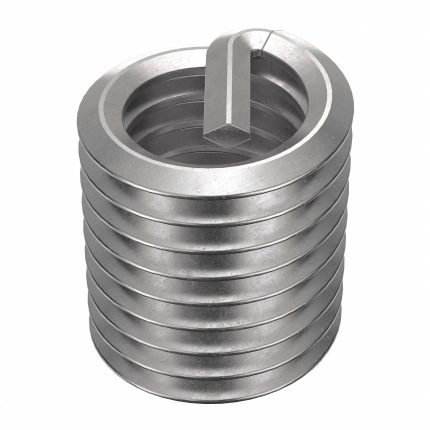 HELI-COIL Helical Insert: Tanged Tang Style, Free-Running, 1/2"-13 Thread Size, Plain, Plain, 100 PK
