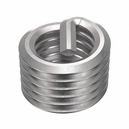 HELI-COIL Helical Insert: Tanged Tang Style, Free-Running, 1/4"-28 Thread Size, Plain, Plain, 100 PK