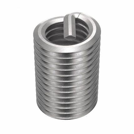 HELI-COIL Helical Insert: Tanged Tang Style, Free-Running, 1/4"-28 Thread Size, Plain, Plain, 100 PK
