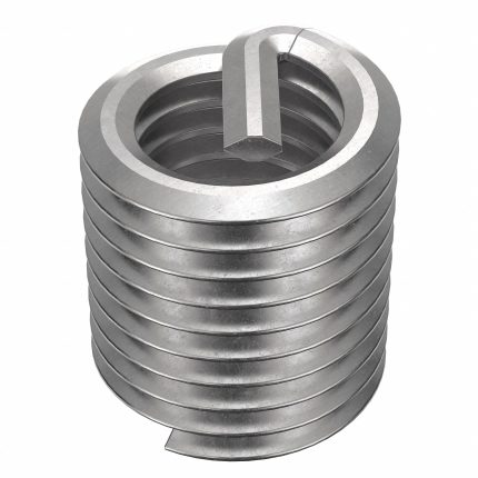 HELI-COIL Helical Insert: Tanged Tang Style, Free-Running, 1/4"-28 Thread Size, 100 PK