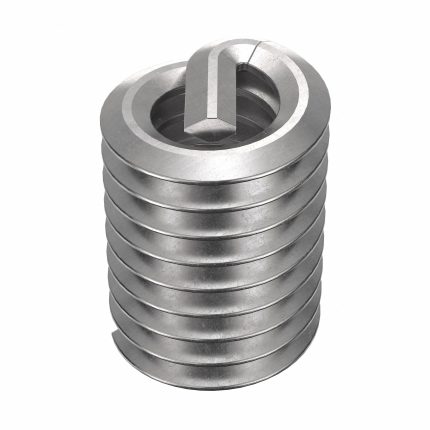 HELI-COIL Helical Insert: Tanged Tang Style, Free-Running, #2-56 Thread Size, Plain, Plain, 100 PK