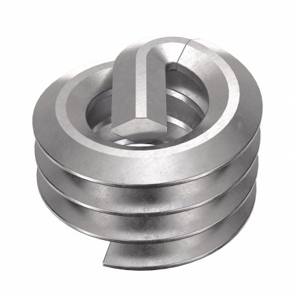 HELI-COIL Helical Insert: Tanged Tang Style, Free-Running, #4-40 Thread Size, 100 PK