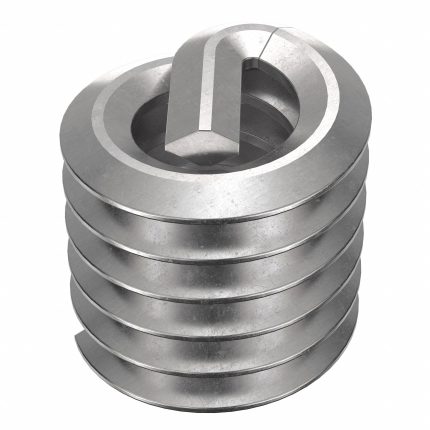 HELI-COIL Helical Insert: Tanged Tang Style, Free-Running, #6-32 Thread Size, 100 PK
