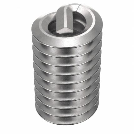 HELI-COIL Helical Insert: Tanged Tang Style, Free-Running, #6-32 Thread Size, 100 PK