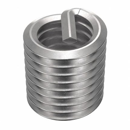 HELI-COIL Helical Insert: Tanged Tang Style, Free-Running, M10-1.50 Thread Size, Plain, 100 PK