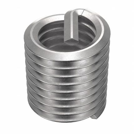 HELI-COIL Helical Insert: Tanged Tang Style, Free-Running, M12-1.75 Thread Size, Plain, 100 PK