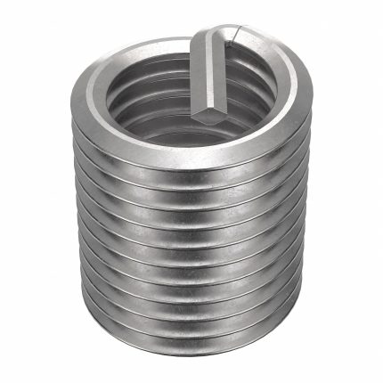 HELI-COIL Helical Insert: Tanged Tang Style, Free-Running, M16-2.00 Thread Size, Plain, 100 PK