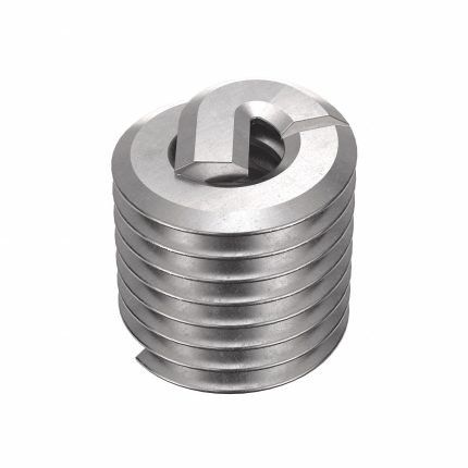 HELI-COIL Helical Insert: Tanged Tang Style, Free-Running, M2.5-0.45 Thread Size, 100 PK
