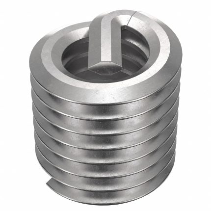HELI-COIL Helical Insert: Tanged Tang Style, Free-Running, M4-0.70 Thread Size, 100 PK