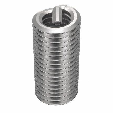 HELI-COIL Helical Insert: Tanged Tang Style, Free-Running, M5-0.80 Thread Size, Plain, Plain, 100 PK