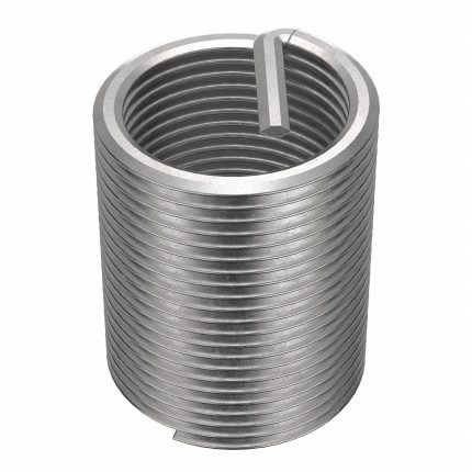HELI-COIL Helical Insert: Tanged Tang Style, Free-Running, 1 1/4"-12 Thread Size, Stainless Steel