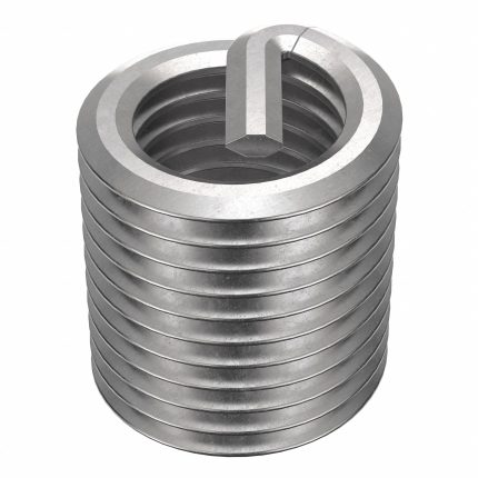 HELI-COIL Helical Insert: Tanged Tang Style, Free-Running, 1 1/8"-7 Thread Size, Stainless Steel