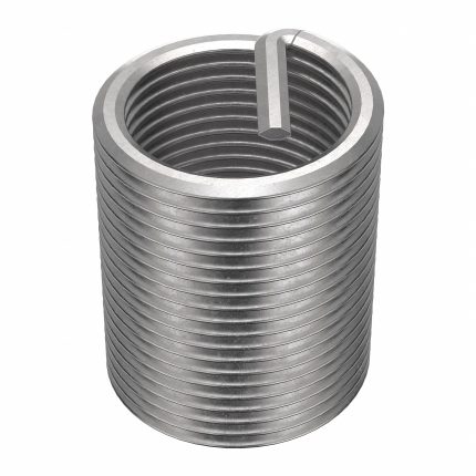 HELI-COIL Helical Insert: Tanged Tang Style, Free-Running, 1"-14 Thread Size, 1 1/2 in Overall Lg